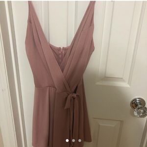Vintage Havana pink tie romper